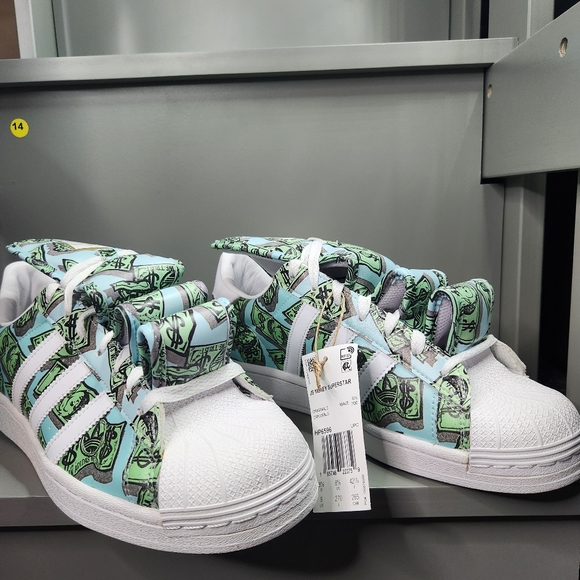 Adidas jeremy scott x super Star 'Money'  HP6596 Size 9 men- 10 Women's - Picture 10 of 12